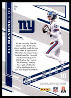 Eli Manning 2018 Donruss Elite Series Mint Card #5
