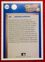 Reggie Jackson 1990 Upper Deck Baseball Heroes Series Mint Card #1
