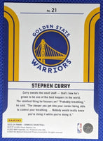 Stephen Curry 2023 2024 Panini Donruss Franchise Features Series Mint Card #21
