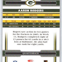 Aaron Rodgers 2006 Donruss Threads Series Mint Card #10