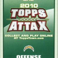 Antonio Gates 2010 Topps Attax Code Card Series Mint Card