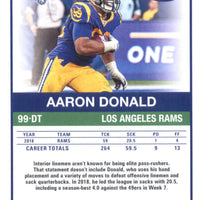 Aaron Donald 2019 Panini Score Series Mint Card #295