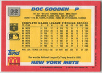 Dwight Gooden 1992 Topps Gold McDonalds Baseballs Best Series Mint Card #32
