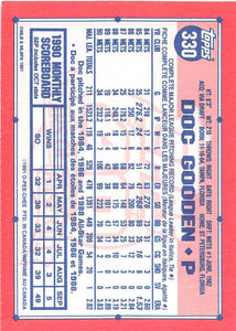 Dwight Gooden 1991 O-Pee-Chee Series Mint Card #330
