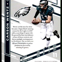 Carson Wentz 2018 Donruss Elite Series Mint Card #8