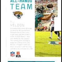 T.J. Yeldon 2019 Score All Hands Team Series Mint Card #AHT-6