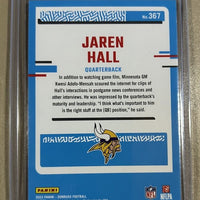 Jaren Hall 2023 Donruss Football Series Mint RATED ROOKIE Card #367