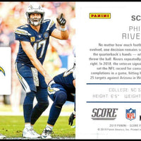 Philip Rivers 2019 Score Signal Callers Series Mint Card #SC-19