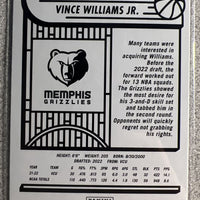 Vince Williams Jr.  2022 2023 Panini Hoops Basketball Series Mint Rookie Card #270