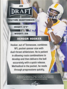 Hendon Hooker 2023 Leaf Draft Blue Series Mint Rookie Card #48