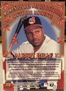 Albert Belle 1996 Pacific Crown Collection October Moments Series Mint Card #OM2