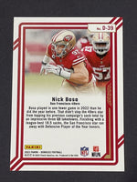 Nick Bosa 2022 Donruss Dominators Series Mint Insert Card #D-39
