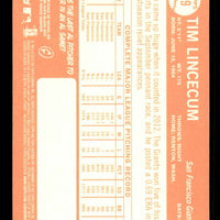 Tim Lincecum 2013 Topps Heritage Series Mint Card #99