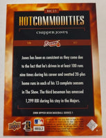 Chipper Jones 2008 Upper Deck Hot Commodities Series Mint Card #HC23
