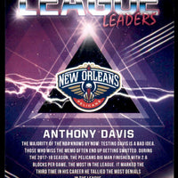 Anthony Davis 2018 2019 Panini  Donruss League Leaders Series Mint Card #5