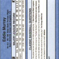 Eddie Murray 1991 Classic Series Mint Card #T51