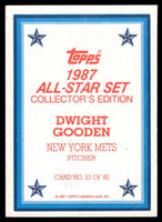 Dwight Gooden 1987 Topps All-Star Collector's Edition Mint Card #51
