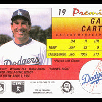 Gary Carter 1991 O-Pee-Chee Premier Series Mint Card #19