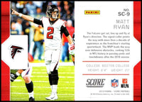 Matt Ryan 2019 Score Signal Callers Series Mint Card #SC-9
