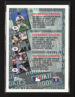 Marty Cordova 1996 Topps Rookies Mystery Facts Series Mint Card
