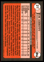 Jim Abbott 1989 Topps Traded Mint Rookie Card #2T
