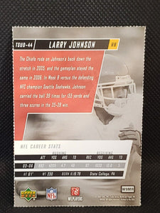 Larry Johnson 2007 Upper Deck Tuff Stuff Magazine Series Mint Card #TSUD44