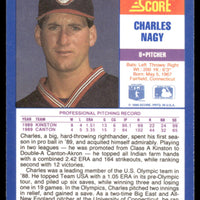Charles Nagy 1990 Score Series Mint Rookie Card #611