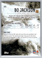 Bo Jackson 2014 Topps Fire Flame Foil Series Mint Card #65
