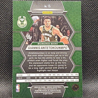 Giannis Antetokounmpo 2022 2023 Panini Mosaic Series Mint Card #15