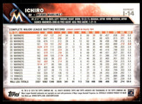 Ichiro Suzuki 2019 Topps Archives Ichiro Retrospective Series Mint Card #I-14
