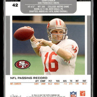 Joe Montana 2007 Topps Co Signers Series Mint Card #42