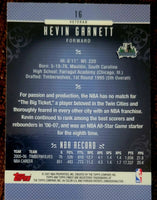 Kevin Garnett 2006 2007 Topps Finest Series Mint Card #16
