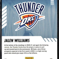 Jalen Williams 2022 2023 Panini Hoops Arriving Now Series Mint Card #12