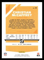 Christian McCaffrey 2019 Panini Donruss Series Mint Card #42
