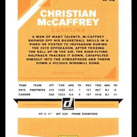 Christian McCaffrey 2019 Panini Donruss Series Mint Card #42