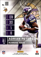 Adrian Peterson 2014 Panini Contenders Season Ticket Series Mint Card #100
