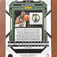 Al Horford 2022 2023 Panini Prizm Pink Cracked Ice Series Mint Card #4