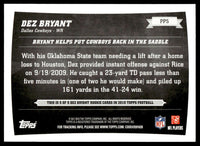 Dez Bryant 2010 Topps Peak Performance Series Mint Card #PP5
