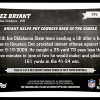 Dez Bryant 2010 Topps Peak Performance Series Mint Card #PP5