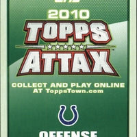 Reggie Wayne 2010 Topps Attax Code Card Series Mint Card