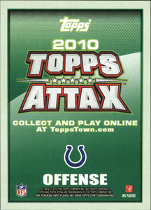 Reggie Wayne 2010 Topps Attax Code Card Series Mint Card