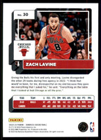 Zach LaVine 2022 2023 Panini Donruss Mint Card #30
