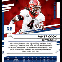 James Cook 2022 Panini Prestige Series Mint Rookie Card #347