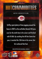 Ken Griffey Jr. 2008 Upper Deck Hot Commodities Series Mint Card #HC36
