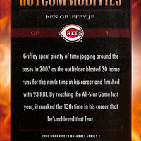 Ken Griffey Jr. 2008 Upper Deck Hot Commodities Series Mint Card #HC36