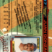 Juan Gonzalez 1991 Stadium Club Series Mint Card #237