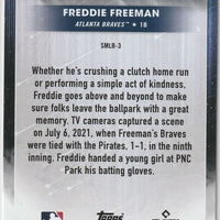 Freddie Freeman 2022 Topps Stars Of MLB Series Mint Card #SMLB-3