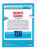 Deonte Banks 2023 Panini Donruss Rated Rookie Portraits Series Mint Card #50
