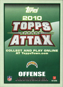 Philip Rivers 2010 Topps Attax Code Card Series Mint Card