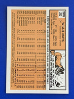 Willie Mays 1996 Topps Finest Commemorative Reprint Card #300
